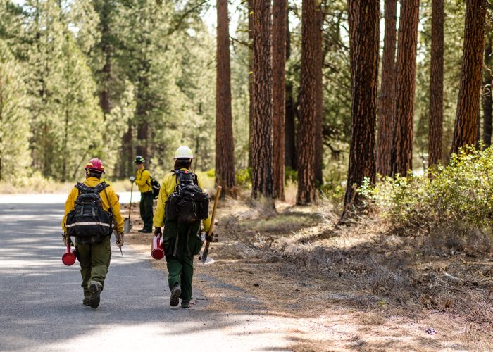Work time wildland firefighters